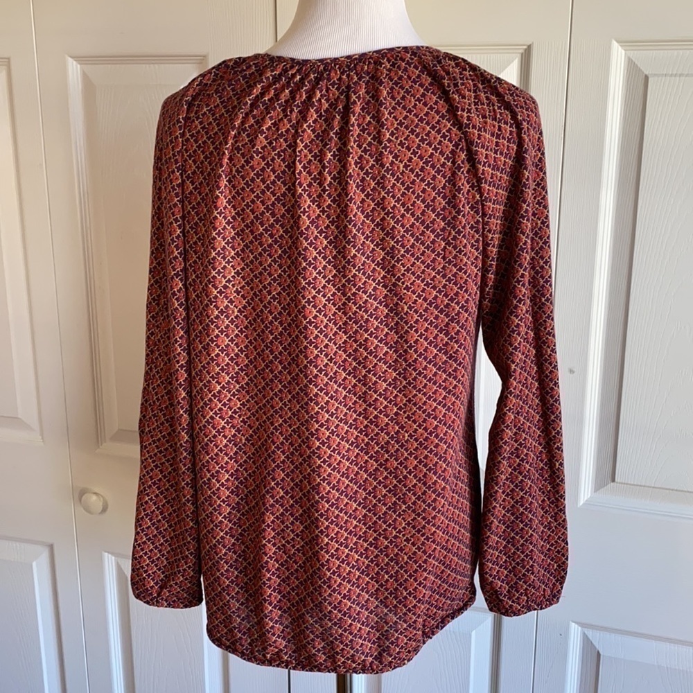 Lucky Brand Petaluma Paisley Top - Picture 5 of 8